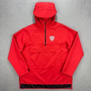 Cleverhood Jacket Mens Small S Red Orange Rover Anorak Rain Rainwear Windbreaker